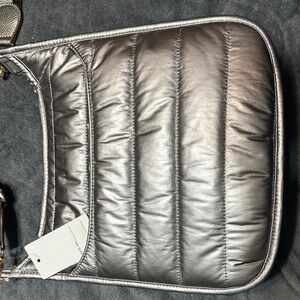 Silver Quilted Women's Bag